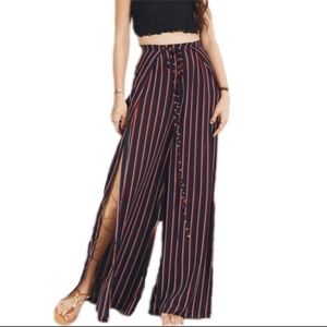 Forever 21 Palazzo Striped Pants